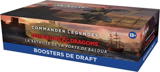 Boite de boosters de draft de Commander LΓ©gendes : la bataille de la Porte de Baldur