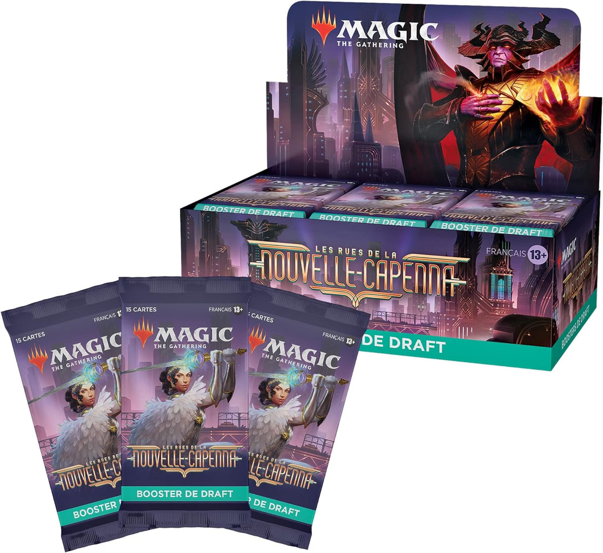 Boite de boosters de draft de Les rues de la Nouvelle-Capenna